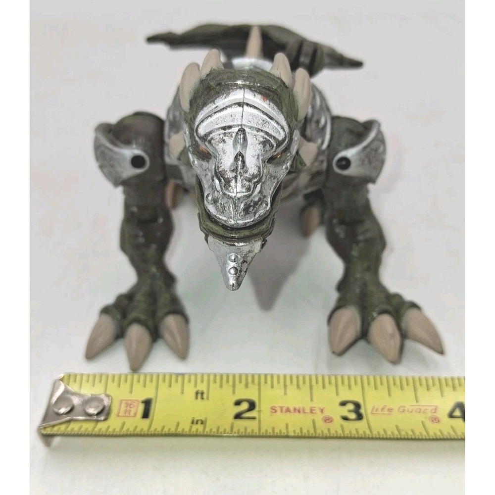 Rare Mega Bloks Argentum Silver Armor Dragon Metal Age Missing One Wing - Picture 6 of 7